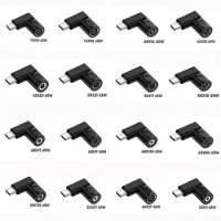 1Pcs DC to Type C PD Power Connector Universal Laptop Charger PD Adapter Converter for Macbook Samsung Xiaomi Dell Asus Lenovo