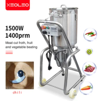 XEOLEO Commercial Ice Blender Meat Grinder 32L Food Mixer Fresh Vegetable/Fruit Crusher Stainless Steel Mashing Fruit Machine