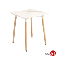 LOGIS邏爵 自然簡約北歐寬70cm方形桌 方桌 工作桌 書桌 休閒桌