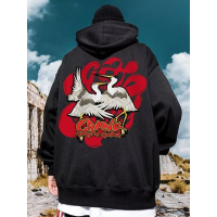 8XL Men's Hoodie Heavyweight Fleece Jacket Large Size Loose Versatile Autumn Winter Top Trendy Brand