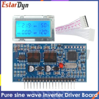 5V DC-AC Pure Sine Wave Inverter SPWM Driver Board EGS002 12Mhz Crystal Oscillator EG8010 + IR2113 Driving Module LCD