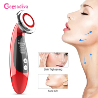 LED Facial Massager Skin Rejuvenation Mesotherapy Radio Frequency LED Photon Face Lifting Tighten Wrinkle Removal Skin Care Tool
