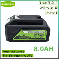 Greenworks 24V 8000mAh/8.0Ah Lithium Ion Battery (Greenworks Battery) The original product is 100% brand new 29842 MO24B410