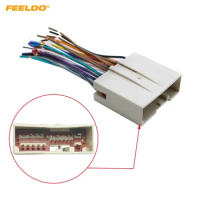 FEELDO Car Radio CD Player Wiring Harness Audio Stereo Wire Adapter for FORD Install Aftermarket Stereo #MX1695
