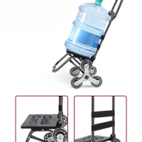 Household Portable Foldable Shopping Grocery Shopping Cart Trailer Stair Climbing Hand Pulled Cart Luggage Cart Trolley