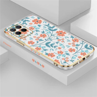 Luxury Plating Square Phone Case For OPPO Realme 8 7i 6S 5 5i 5s 3 Pro Silicone Pattern Cover Funda