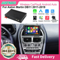 JUSTNAVI Wireless Apple CarPlay Android Auto Module Ai Box For Aston Martin DB11 2011-2019 Mirror Link