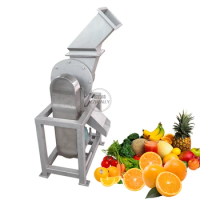 Capacity 1t/h Industrial Fruit and Vegetable Crusher Machine Apple Crushing Spinach Grinding Chopper Processing Equipment