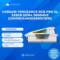 CORSAIR Vengeance RGB Pro SL 2x8GB DDR4 3600MHz (CMH16GX4M2D3600C18W)