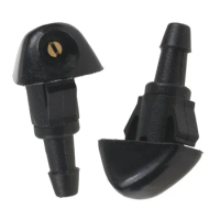 2Pcs Car Front Windshield Wiper Water Spray Jet Washer Nozzle 76810-SWA-E01 for Honda Civic Fit Jazz CR-V Accord Europen Shuttle