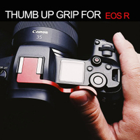 Hot Shoe Thumb Up Grip Camera Hand Grip พร้อมหนังป้องกันสำหรับ Canon EOS R