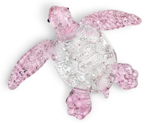 HDCRYSTALGIFTS Handmade Crystal Ocean Turtle Figurine Collectible Gift for Women Art Glass Sea Turtl