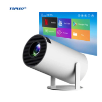Topleo HY300 Projector inflatable screen lens rising motorized 720p portable android 4k wifi mini projector screen