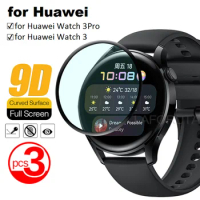 3Pcs for Huawei Watch 3 Pro Full Curved Screen Protector Soft Protective Film Cover for Huawei Watch 3 Protector Film (Not Glass