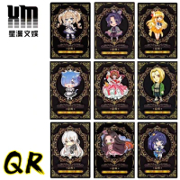 Goddess Story Anime Characters Set of Cards Qr-Series Cartoon Toys Bronzing and Flashing Collection Card Christmas Birthday Gift