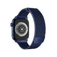 【UNIQ】Dante Apple Watch 不鏽鋼米蘭磁扣錶帶-黑,42/44/45mm