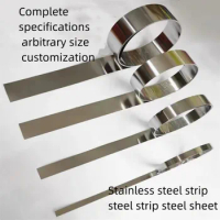 Customized 304 Stainless Steel Strip Steel Sheet Steel Sheet Coil Steel Strip 0.1 0.2 0.3 0.5mm