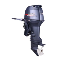 High Quality Low noise Huangjie 2Stroke 60HPOutboard Engine For Boat 2 Stroke Water Cooled Motor For Speed Boat Like Yamaha