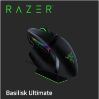 【Razer】雷蛇 Basilisk Ultimate巴塞利斯蛇終極版無線光學滑鼠 共2款 (RZ01-03170100-R3A1)-活動價(含充電座)
