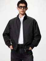 UNIQLO Jaket Harrington Jacket PRIA BLACK S