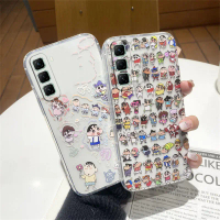 เคสโทรศัพท์ลายการ์ตูน,สำหรับ Infinix Hot 60i / Hot 60 5G / Hot 60 Pro / Hot 60 Pro +,เคสนิ่ม TPU ใสป