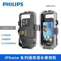 Philips 飛利浦 iPhone7~14系列 DLK6301 通用潛水專用殼(黑色)