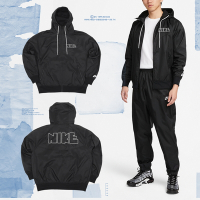 Nike 外套 Windrunner Jacket 男款 黑 連帽外套 拉鍊口袋 防潑水 運動 風衣 DX0695-010