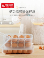 雞蛋盒 愛麗思家用24/32格雞蛋盒收納儲物盒冰箱保鮮盒廚房蛋架托裝雞蛋【YJ6091】