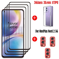 For Oneplus Nord 2 5G Glass For Oneplus Nord 2 5G Tempered Glass Full Screen Protector For Oneplus Nord 2 5G Lens Film
