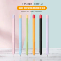 Portable Soft Silicone Case For Apple Pencil 2 1st 2nd Case Pencil case Tablet Touch Stylus Pen Protective Cover Pouch