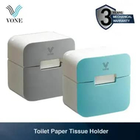 VONE Toilet Paper Tempat Tisu Gulung Kamar Mandi Plastik ABS PR-HV04 PR-HV04B