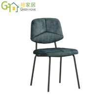 【綠家居】喬亞 現代風透氣棉麻布單人餐椅(二色可選＋單張出貨)