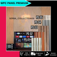 ( PAKETAN WPC ) WPC PANEL (PREMIUM) Panjang 3 Meter dan 1 Meter / Wpc Panel Tipe PS / List Gold dan 