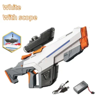 Fully Automatic Summer Electric Water Toy Guns，With Continuous Lighting High-Capacity Gun Pool Outdoor Toys for Kids Adults