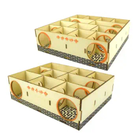 Hamster Maze Multi Chamber for Hamsters Gerbils Mice Small Pet Wooden House Mice Gerbils Hideout House Hamster Maze Tunnel