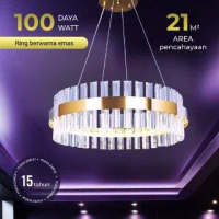 Ledcity Lampu Gantung Led – Minimalis Aesthetic Untuk Ruang Tamu, Kamar Tidur, Ruang Makan; Lampu Hi