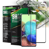 NISDA For Samsung Galaxy A71 5G 完美滿版玻璃保護貼-黑色