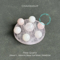 Natural Rose Quartz 7 Star Array