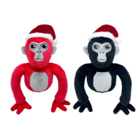 New 30cm Polychrome Gorilla Tag Plush Creative Gorilla Monkey Game Related Dolls High-quality Plush Fun Animal Plush Toys