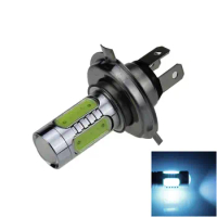 1x Ice Blue AUTO H4 Turn Lamp Signal Light 5 Emitters COB SMD LED P43t H108-BB