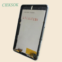 5 Inch LQ043Y1DX05 LCD Display Screen with Touch Digitizer and Frame for GARMIN 3450LM GPS Navigator Replace Parts
