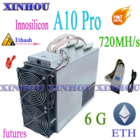 Old ASIC Miner INNOSILICON A10 Pro 720M 6G Ethash ETH mining Better Than Antminer E3 S19 pro T19 Z15 M30S M31S A9+ Z11 T17 Ebit