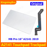 Original Silver Touchpad With Flex Cable For MacBook Pro 16 A2141 Trackpad Touch Pad 2019 Year