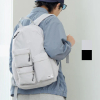 【plain-me】母親節禮物 霧感尼龍立體多口袋後背包 PLN3031-242(男後背包 女後背包 包包 後背包)