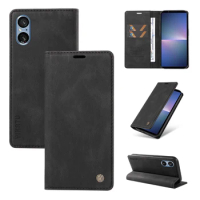 Original YIKATU Mobile Phone Case For Sony Xperia 1 5 V 10 IV iii Leather Flip Wallet Cover YK 004 Series