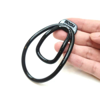 Sissy Male Panty Chastity Clip Black Light Plastic Trainingsclip Cock Cage Chastity Training Device BDSM Sex Toys for Men
