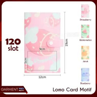 Album Foto Kpop Polaroid Waterproof 120 240 Slot Buku Album Koleksi Penyimpanan Photocard Motif Buah