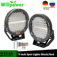 Willpower Super Bright 9" inch led work light IP67 CE RoHS Spot Beam light 12V 24V for 4x4 Offroad Car Auto Truck