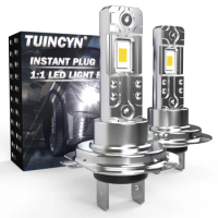 TUINCYN 2x Fanless H7 LED Car Fog Light Headlight Bulb Mini Auto Lamp CSP Super Bright For Yamaha YZ