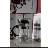 PROMO..!! Cypruz Pembuat Kopi dan Teh Tutup Plastik 350 ml Coffee Plonger French Press TERMURAH